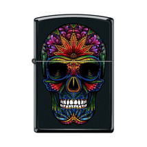 Zippo Lighter - Sugar Skull Black Matte - 855946 - $32.36