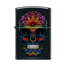 Zippo Lighter - Sugar Skull Black Matte - 855946 - £25.77 GBP