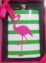 DEI Brand ~ Stainless Steel ~ 8 Ounce ~ Flamingo ~ Flask - $20.00