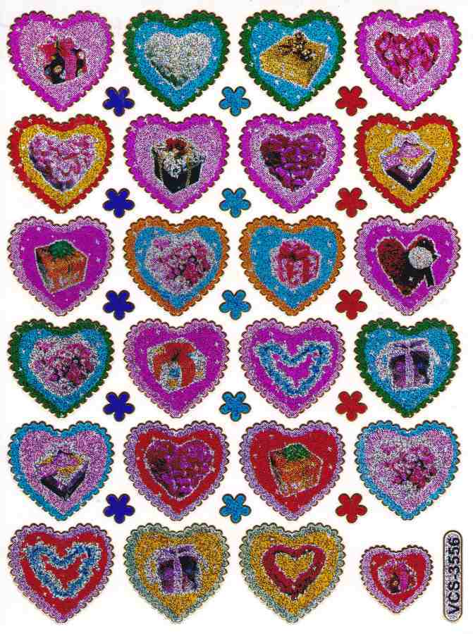 A207 Heart Love Kids Kindergarten Sticker Decal Size 13x10 cm / 5x4 inch... - $2.49