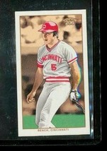 2002 Topps 206 Mini Tolstoi Back Johnny Bench #158 Cincinnatti Reds Base... - £3.86 GBP