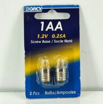 Dorcy 41-1659 1AA 1.2V 0.25A Krypton Screw Base Replacement Bulb 112 (2-Pack) - £7.52 GBP