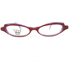 Jean Lafont Petite Eyeglasses Frames BIZZARE 716 Purple Burgundy Red 48-15-138 - £184.69 GBP
