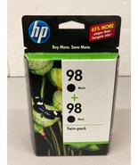 Lot of 2 Genuine HP 98 C9514FN C9364WN Black Ink Cartridge Dual Pack EXP... - €13,80 EUR Lot of 2 Genuine HP 98 C9514FN C9364WN Black Ink Cartridge Dual Pack EXP... - €13,80 EUR