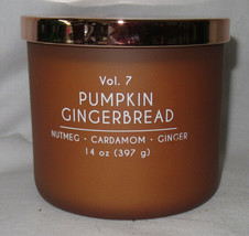 Kirkland's 14 oz Large Jar 3-Wick Candle up to 40 hrs Vol. 7 PUMPKIN GINGERBREAD - $28.95