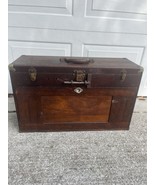 Vtg H. Gerstner &amp; Sons 11 Drawer Wood Machinist Tool Box Lock Modified N... - $395.99