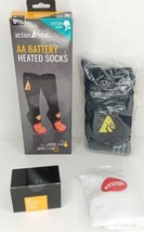 ActionHeat Cotton AA Battery Heated Socks - Black L/XL - £21.36 GBP