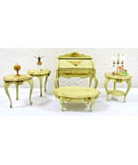 Block House Oval Coffee Table, 3 Queen Anne Side Tables, Secretary, Acce... - $137.61
