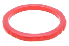 Vtg Cherry Red Carved Bakelite Tested Bangle Bracelet - $98.01