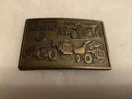 Vintage EUC Euclid Dump Truck Heavy Road Equipment Tractor Belt Buckle New - $19.78