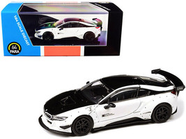 BMW i8 Liberty Walk White Black 1/64 Diecast Car Paragon - £18.80 GBP