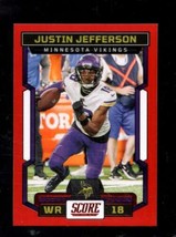 2023 Score Red #110 Justin Jefferson Nmmt Vikings - £12.52 GBP