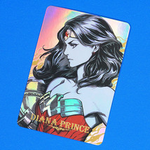 DC Comics Wonder Woman Diana Prince Rainbow Foil Holo Character Figure Art Card - £11.98 GBP