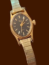 Vintage Timex Two-Tone Quartz Ladies Dress Watch - Stainless Steel Back 1980,s - $40.99