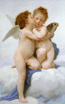 Angel Cupid and Psyche Art Giclee Printed Oil Painting Print - £7.80 GBP+