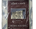 Allen Roth Oberlin Back Tab Panel 50x84in Slate Blue 0555830 - $21.99