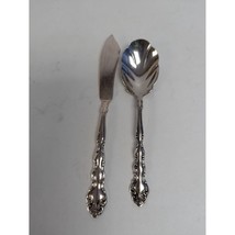 Vintage Oneida Beethoven Silverplate Flatware Butter Knife Jelly Spoon - $12.97