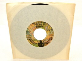 Melanie, Vintage Pop Rock 45 RPM, What Have They Done/The Nickel Song, R... - $9.75