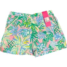 Lilly Pulitzer Girls Jenesis Pelican Pink Print Shorts NWT Size Large 8/10 - $33.60