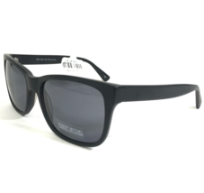 Robert Mitchel Sunglasses RMS 6001 BK Matte Black Square Frames w black Lenses - £45.58 GBP