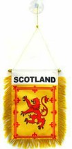 Scotland Lion Mini Flag 4&quot;x6&quot; Window Banner w/suction cup - $53.03 MXN