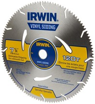Irwin Tools Marathon Vinyl Siding Corded Circular Saw Blade, 7 1/4-Inch,... - $37.94
