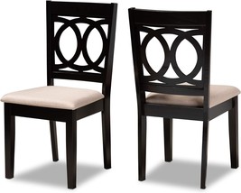 Sand Brown/Espresso Dining Chair Set From Baxton Studio, 162-10523-Amz. - £113.43 GBP