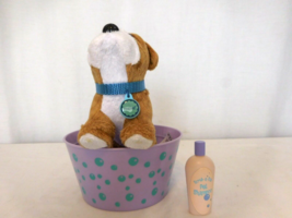 American Girl Just Like You Purple Pet Tub    +  American Girl Meatloaf Dog - $17.82