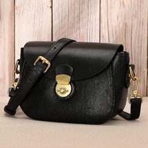 Retro Handmade 2022 New First Layer Cow Leather Women Bag Solid Color Ha... - £113.67 GBP