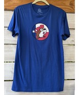 Bucees Shirt Men&#39;s S Blue Beaver Logo Don’t mess with Texas Graphic Tee ... - $24.09 CAD