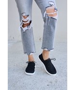 Forever Link Flat Round Toe Lace-Up Sneakers - $17.34
