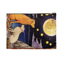 Versatile Tarot Moon Accessory Pouch - Ideal for Tarot Cards, Dice, Rune... - $12.65