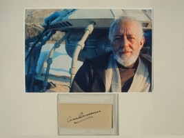  Alec Guinness - Star Wars Signed Page &amp; Photo - Obi-Wan Kenobi w/COA - £437.04 GBP