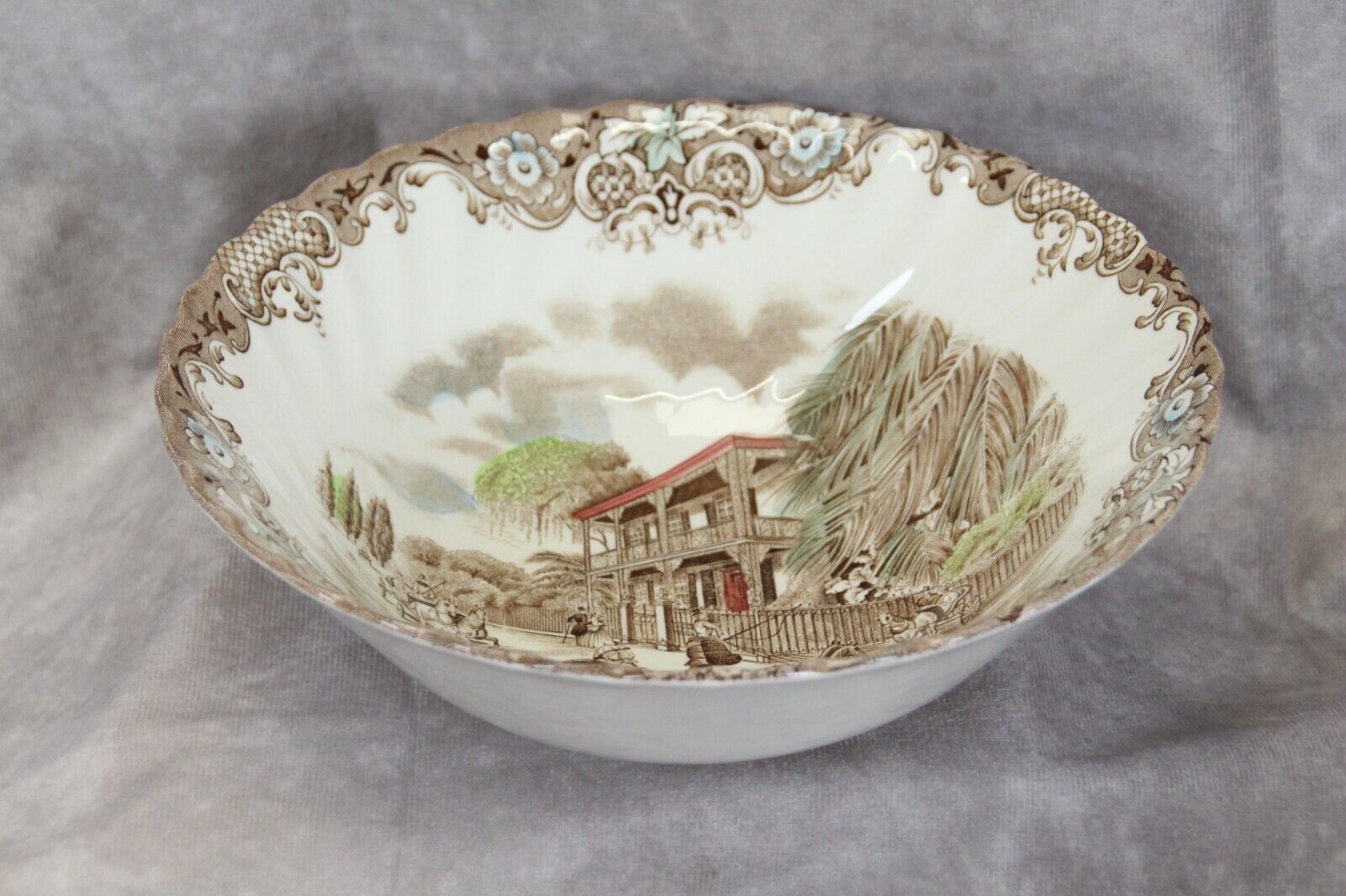 Primary image for Johnson Brothers Heritage Hall Round Vegetable Bowl 8.25" 