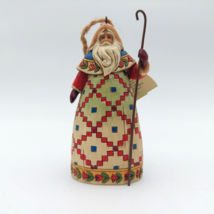 Jim Shore Santa w/ Staff 2007 4 in Hanging Ornament Enesco Christmas - £14.10 GBP