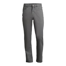 George Men’s Premium 5 Pocket Garment Washed Pants, Gray Size 29 x 30 - $22.76