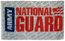 3x5 Army National Guard Letters Flag 3&#39;x5&#39; Nylon Poly House Banner Grommets 100D - £15.71 GBP
