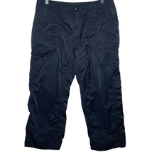 Women&#39;s Mountain Hardwear black nylon crop pants capris size 8 - £26.74 GBP
