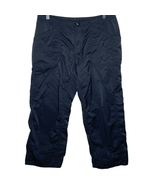 Women&#39;s Mountain Hardwear black nylon crop pants capris size 8 - £26.66 GBP