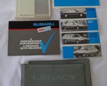 1990 SUBARU LEGACY OWNERS MANUAL SET WITH CASE OEM FREE SHIPPING! - £10.41 GBP