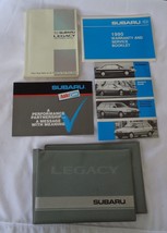1990 SUBARU LEGACY OWNERS MANUAL SET WITH CASE OEM FREE SHIPPING! - $12.95