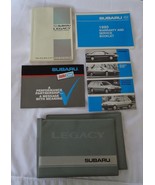 1990 SUBARU LEGACY OWNERS MANUAL SET WITH CASE OEM FREE SHIPPING! - $12.95