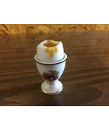 Vintage Limoges France Fragonard Courting Couple Miniature Egg Cup with Egg - £14.80 GBP