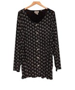 Vintage Stretch Long Sleeve Shirt Size 4X Nylon Spandex Black White Butt... - €17,14 EUR Vintage Stretch Long Sleeve Shirt Size 4X Nylon Spandex Black White Butt... - €17,14 EUR