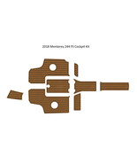 2018 Monterey 244 FS Cockpit Pad Boat EVA Foam Faux Teak Deck Floor Mat ... - $819.25 CAD