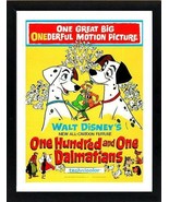 One Hundred and One Dalmations Movie Poster Framed - $73.67 CAD