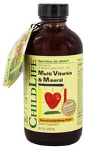 ChildLife, Multi Vitamin &amp; Mineral, Orange/Mango Flavor, 237 Ml - $429.09 MXN