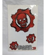Gears Of War 3 Promo Sticker Sheet - $167.41 MXN