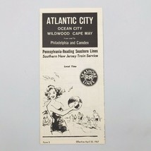 April 1967 Pennsylvania-Reading Seashore Lines Railroad Atlantic City Ti... - $15.79