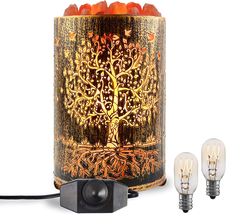 Tree of Life Salt Basket Lamp, Salt Lamps Night Light, Himalayan Salt Rock - £30.34 GBP